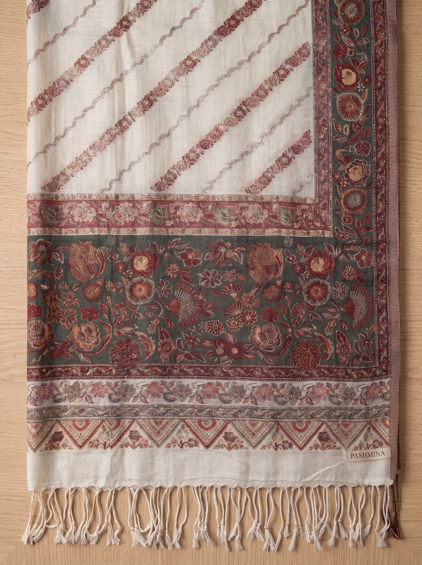 Dual-Tone Silk Kaani Woven Dupatta