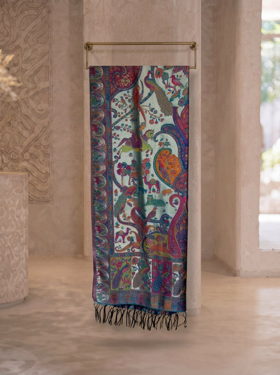 Moonlight Royal Wildlife Scarf