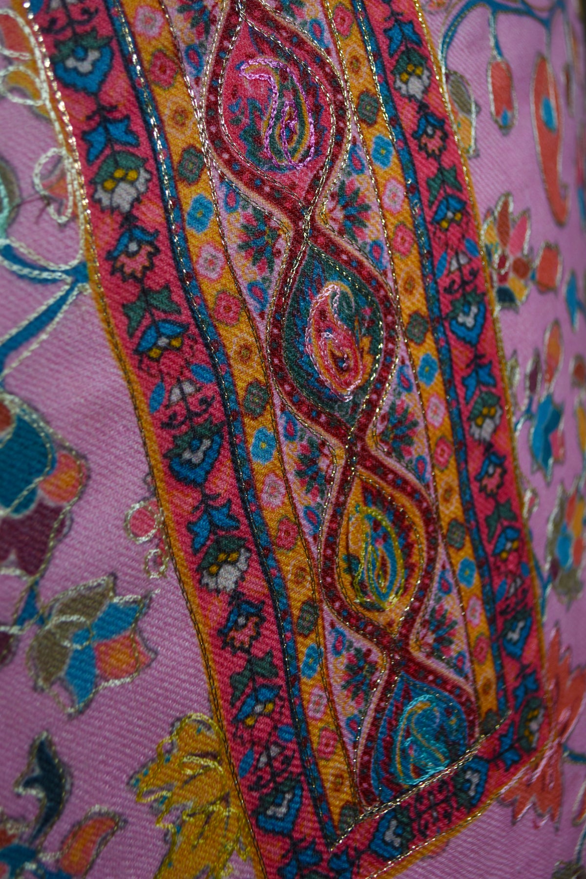 Elegant Pink Kalamkar Suit