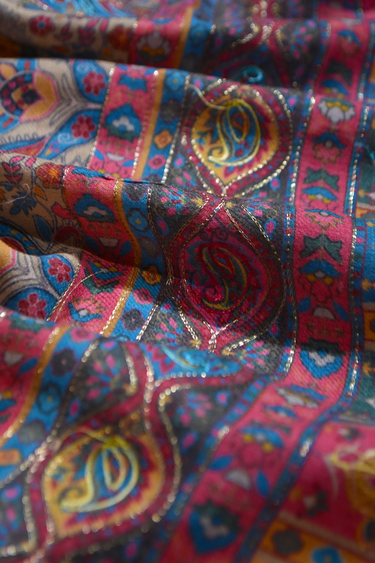 Neutral Beige Kalamkar Suit