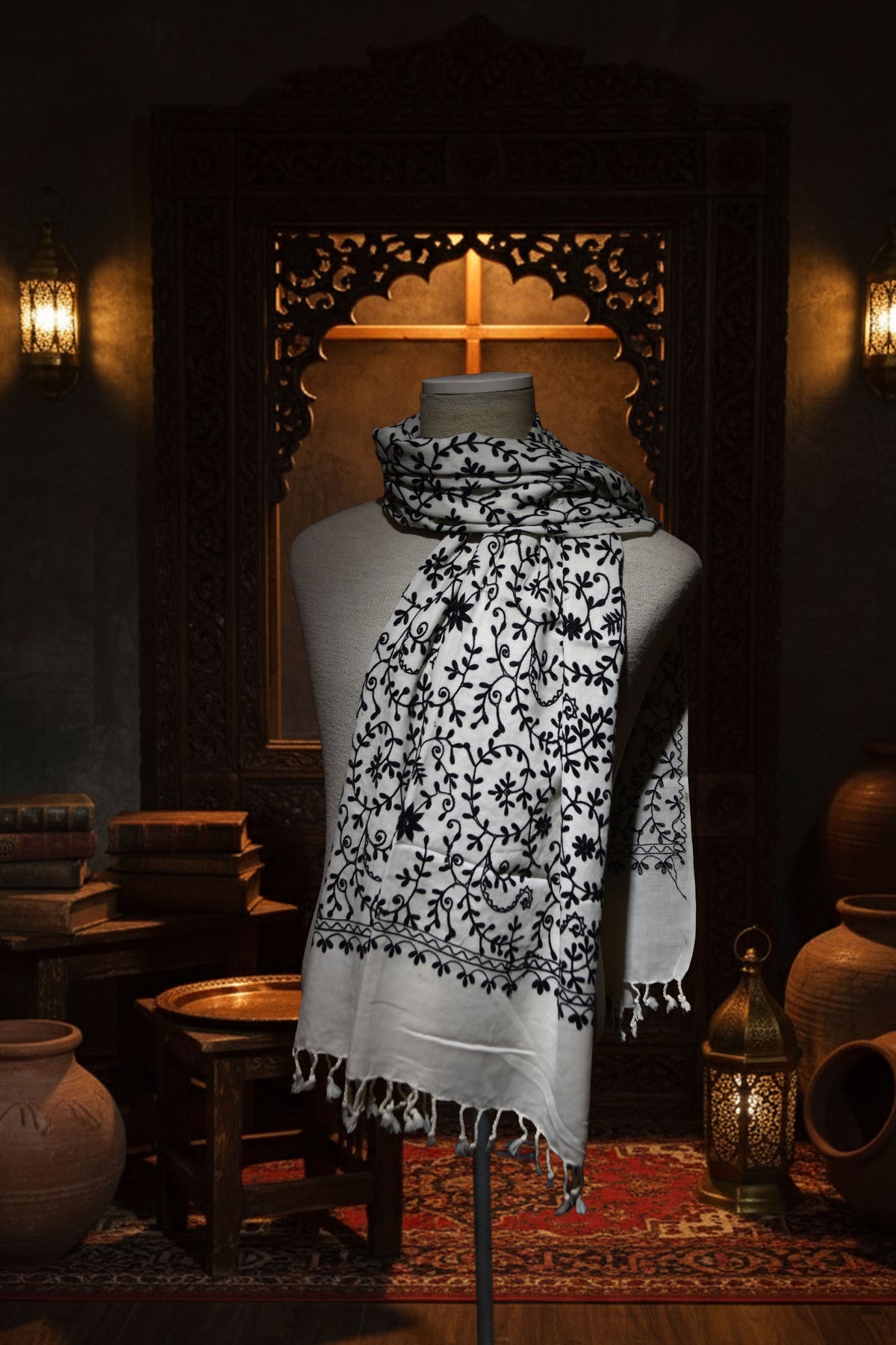 Aari Work Scarf (ASC-08)