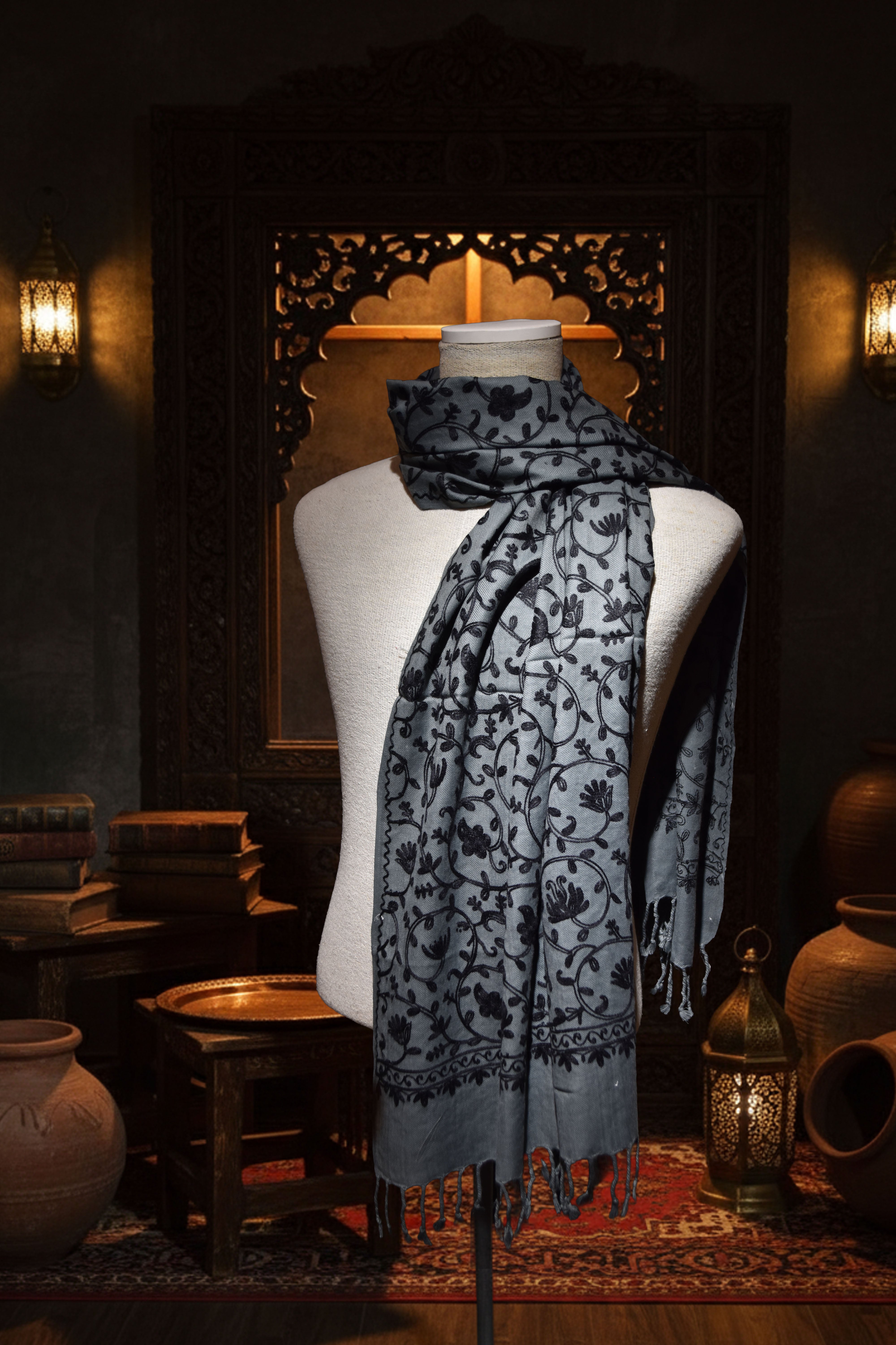 Aari Work Scarf (ASC-11)