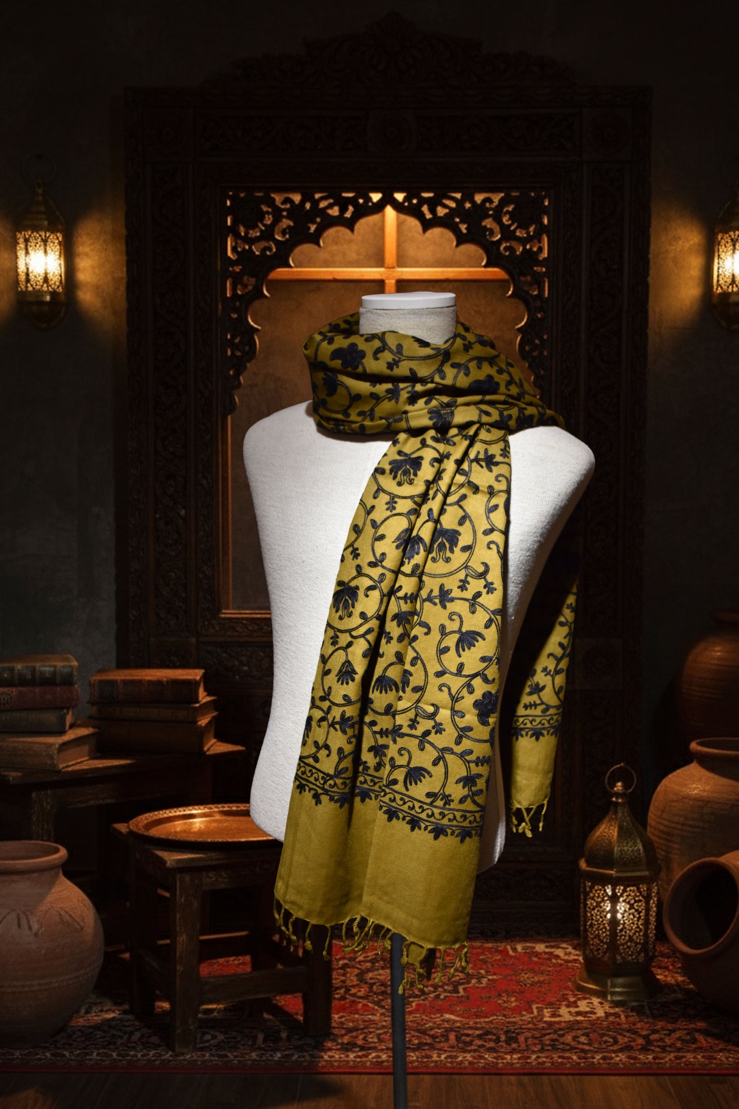 Aari Work Scarf (ASC-12)