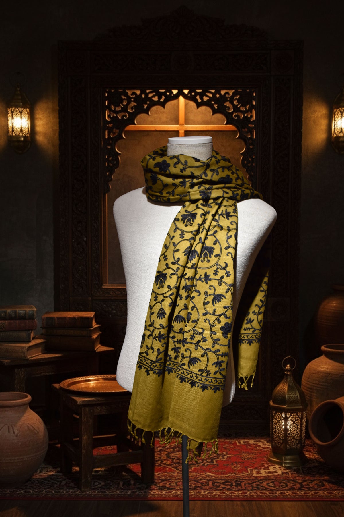 Aari Work Scarf (ASC-12)