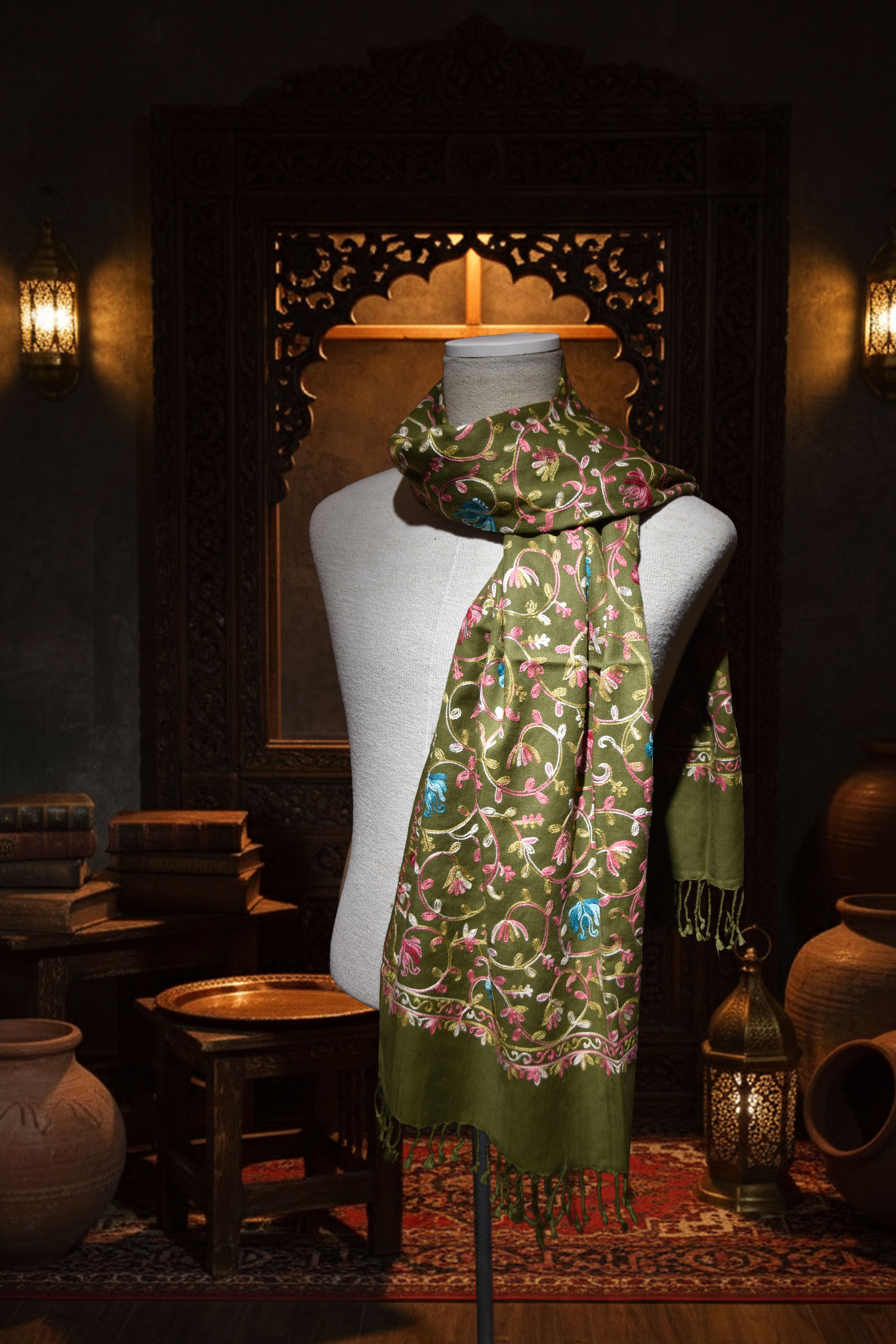 Aari Work Scarf (ASC-14)