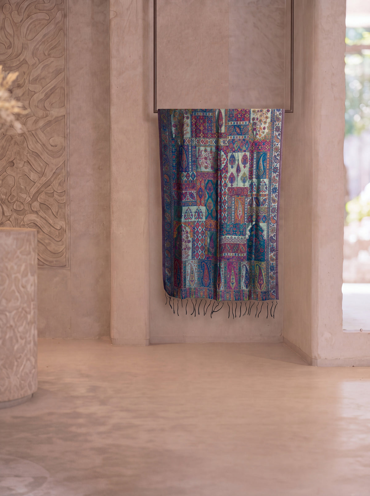 Matallic Green Moonlight Scarf