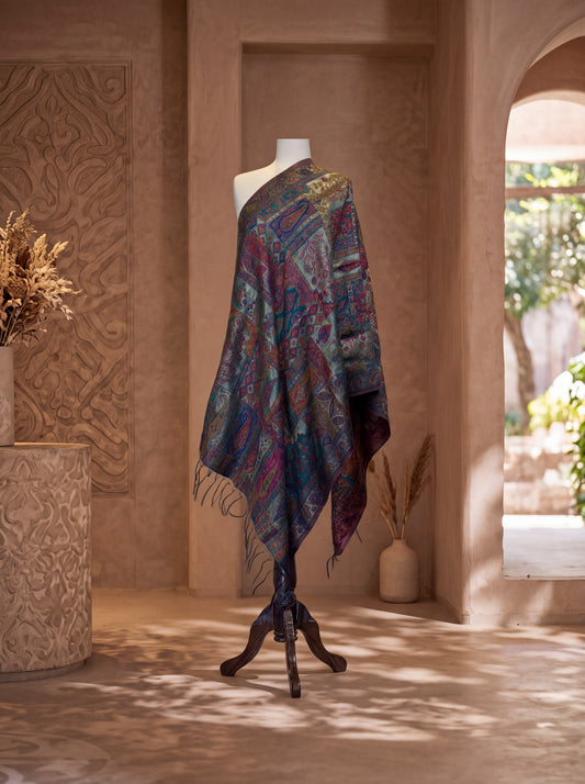 Matallic Green Moonlight Scarf