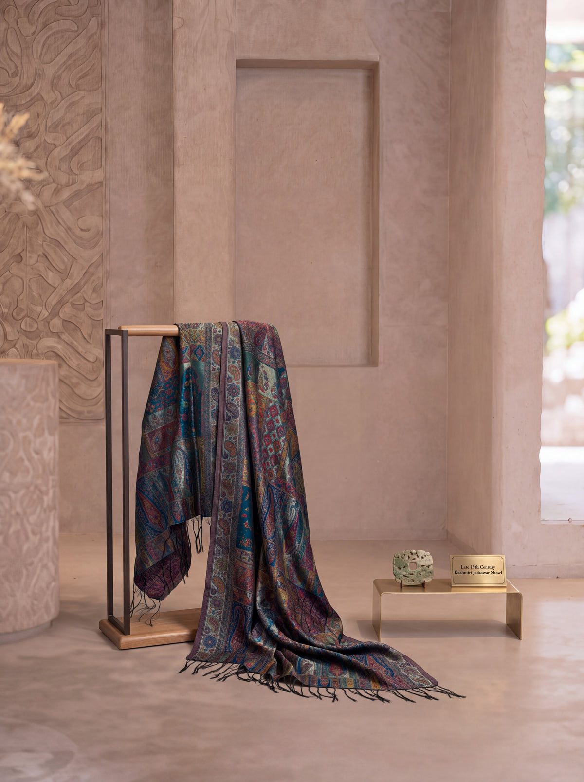 Matallic Green Moonlight Scarf