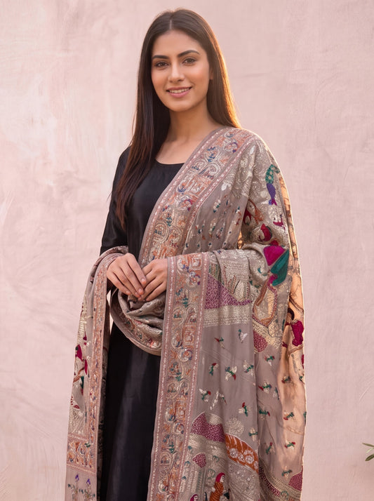 Premium Pashmina Darbar Shawl
