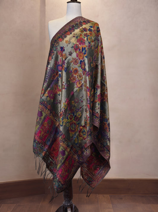 Rich Botanical Moonlight Scarf