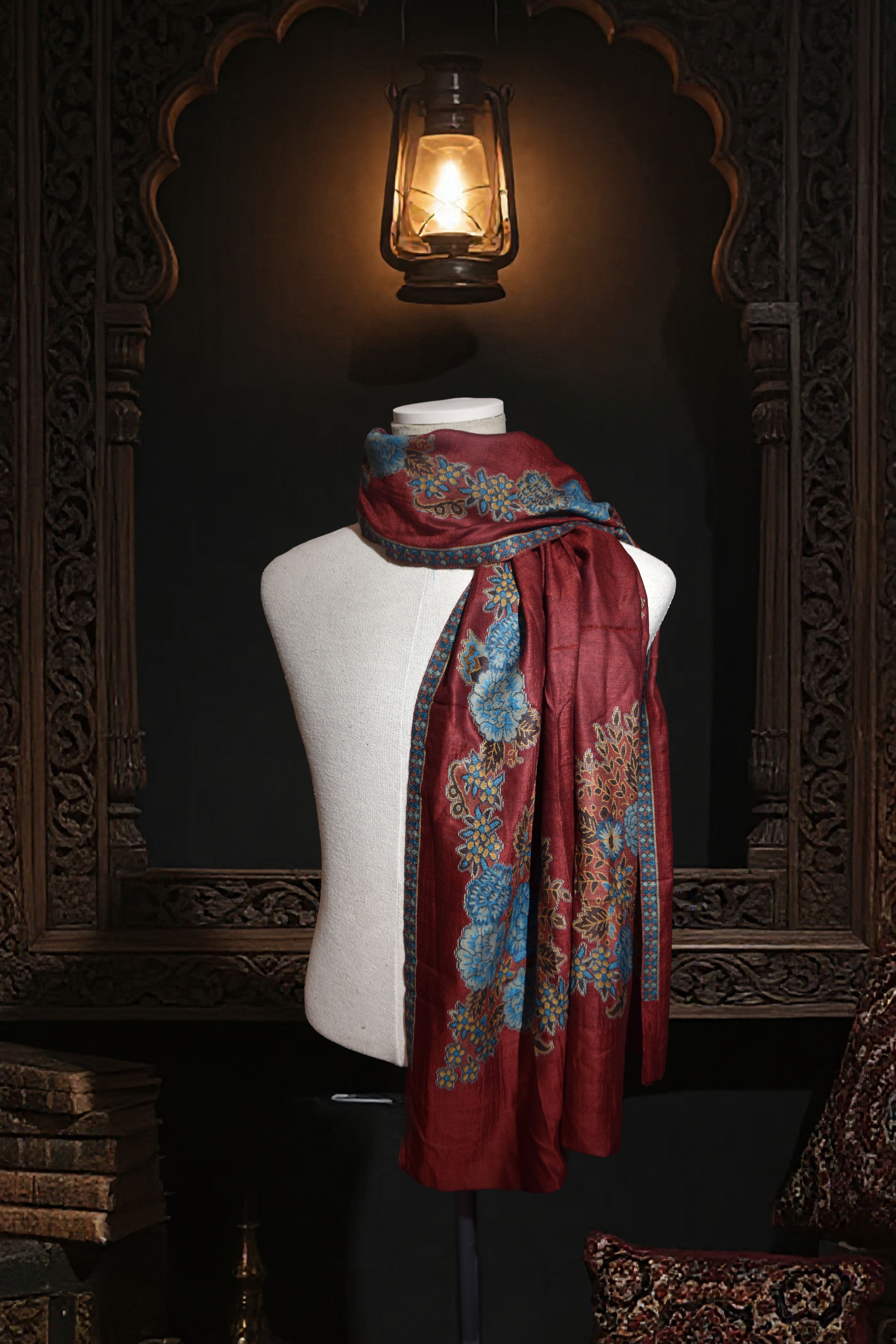 Flower Kaani Scarf (KFSC-01)