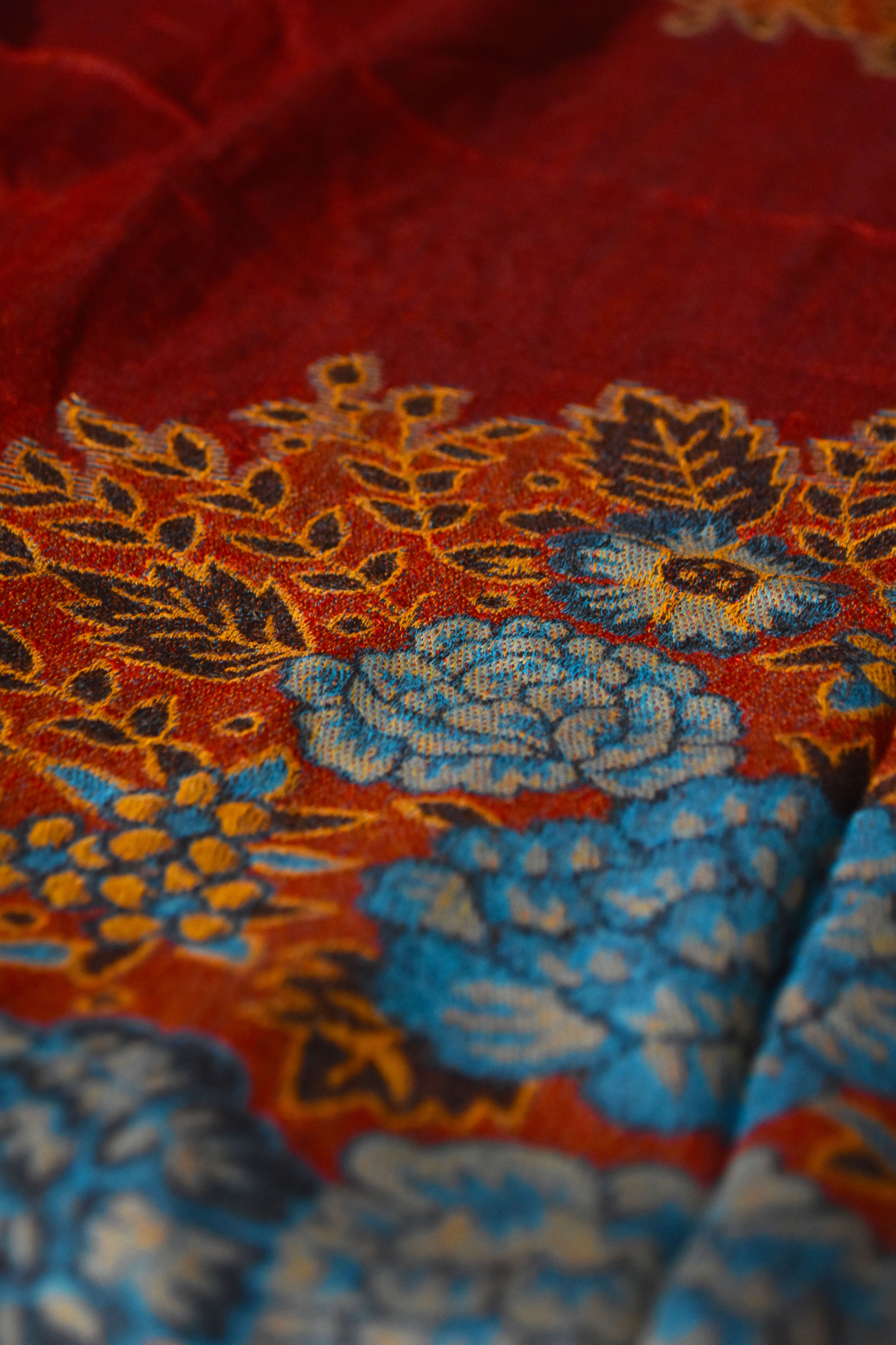 Flower Kaani Scarf (KFSC-01)