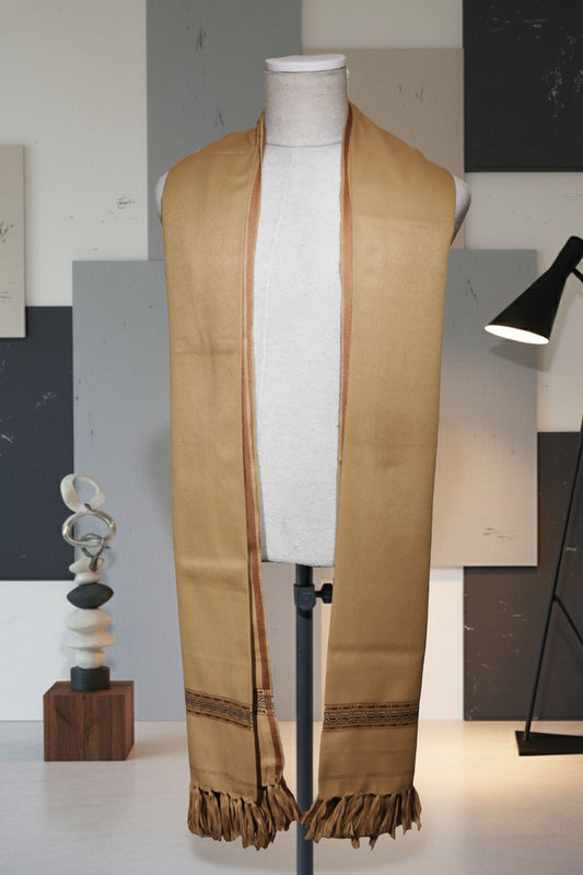 Grace – Camel Gold Men’s Shawl