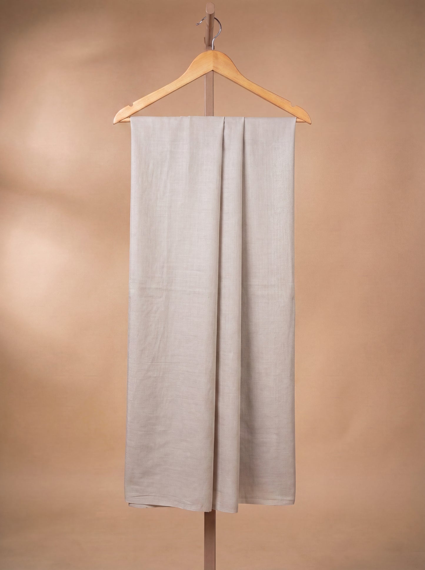 Soft Neutral Beige Silk Kaani Suit