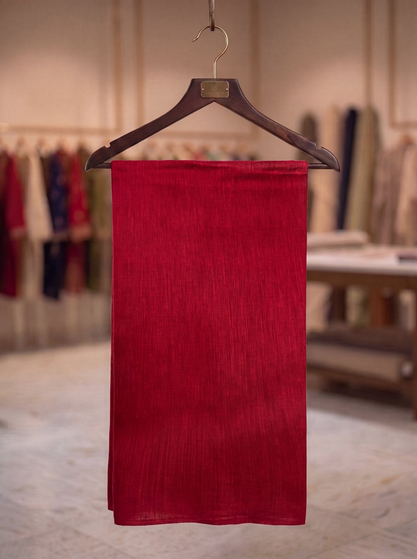 Red Silk Kaani Suit