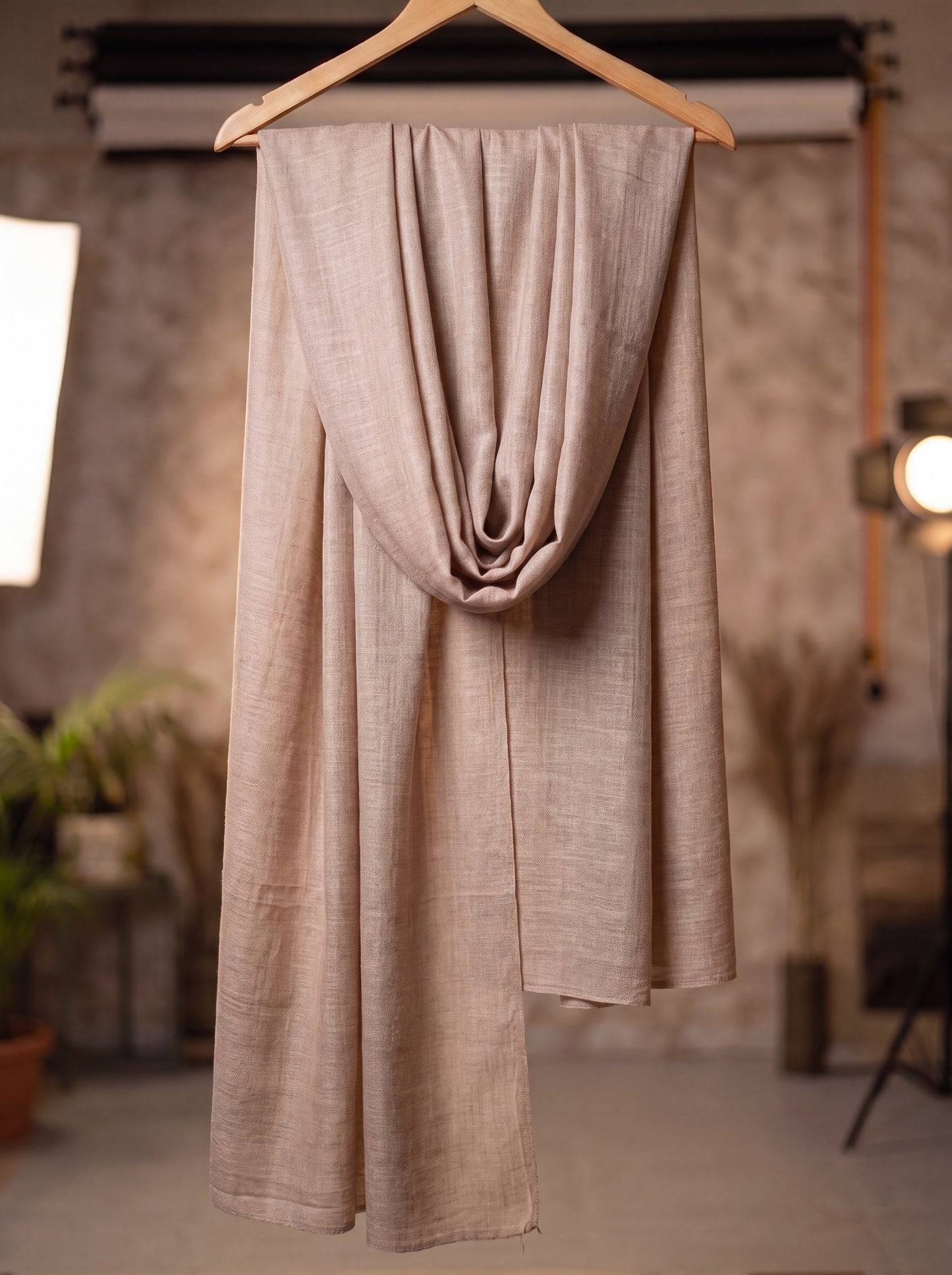Dusty Pink Silk Kaani Suit