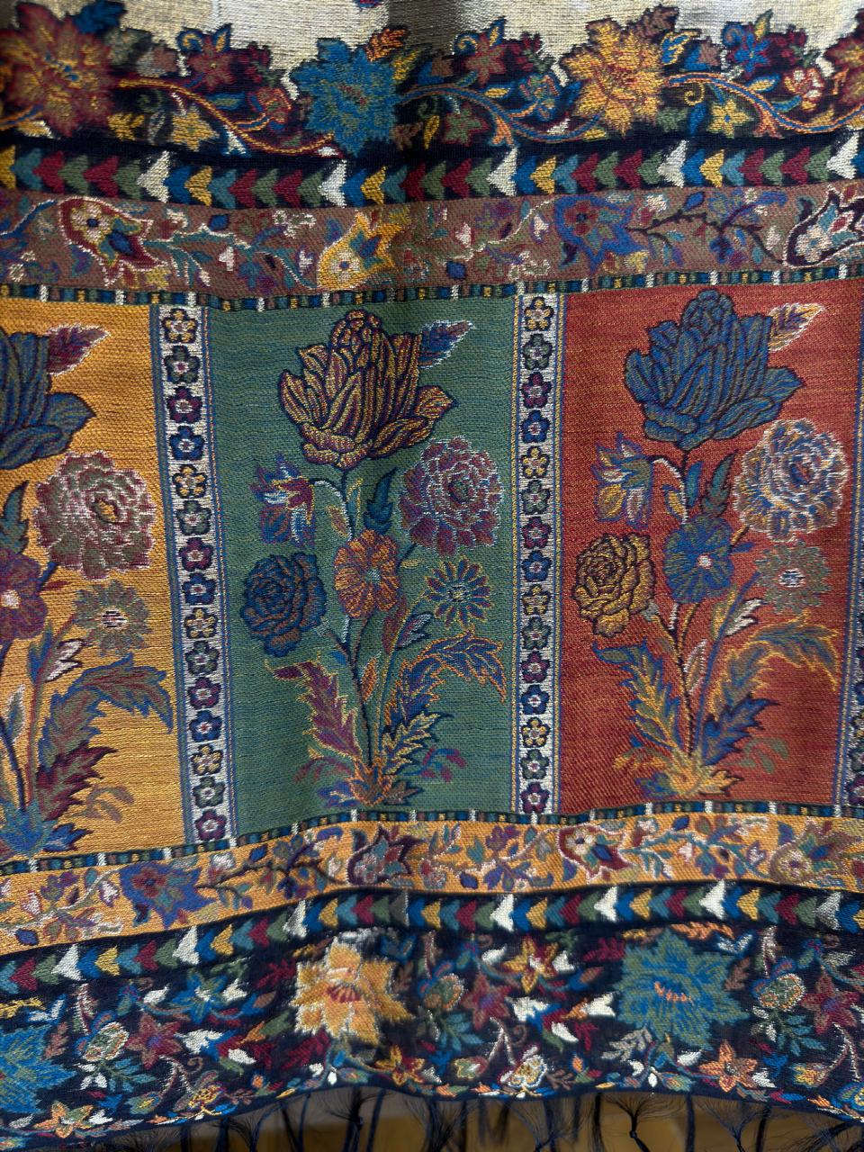 The Moonlight Gold Botanical Scarf