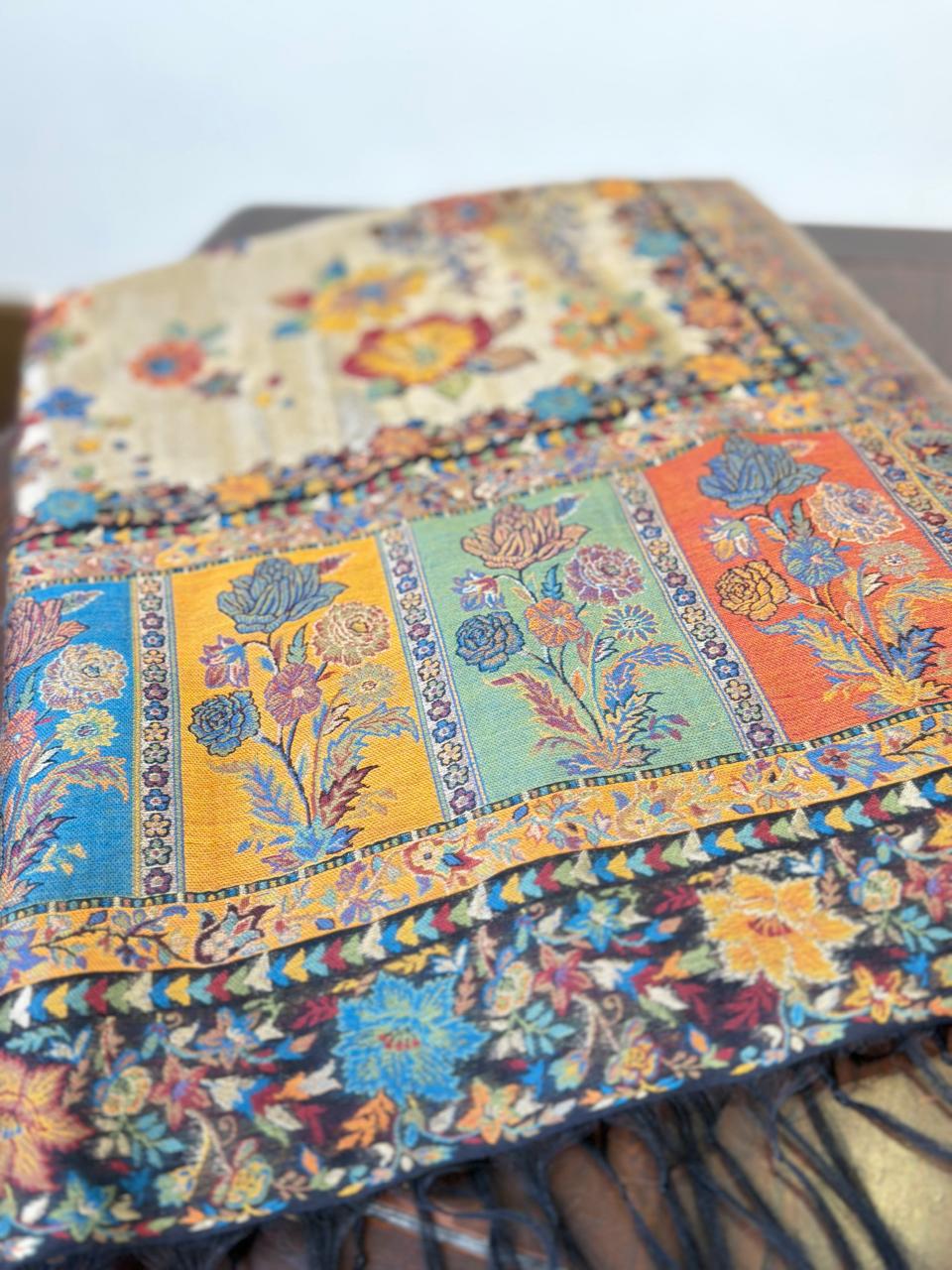 The Moonlight Gold Botanical Scarf