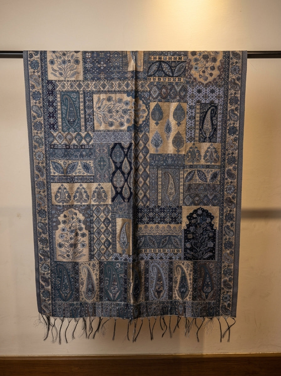 Moonlight Midnight Gold Scarf