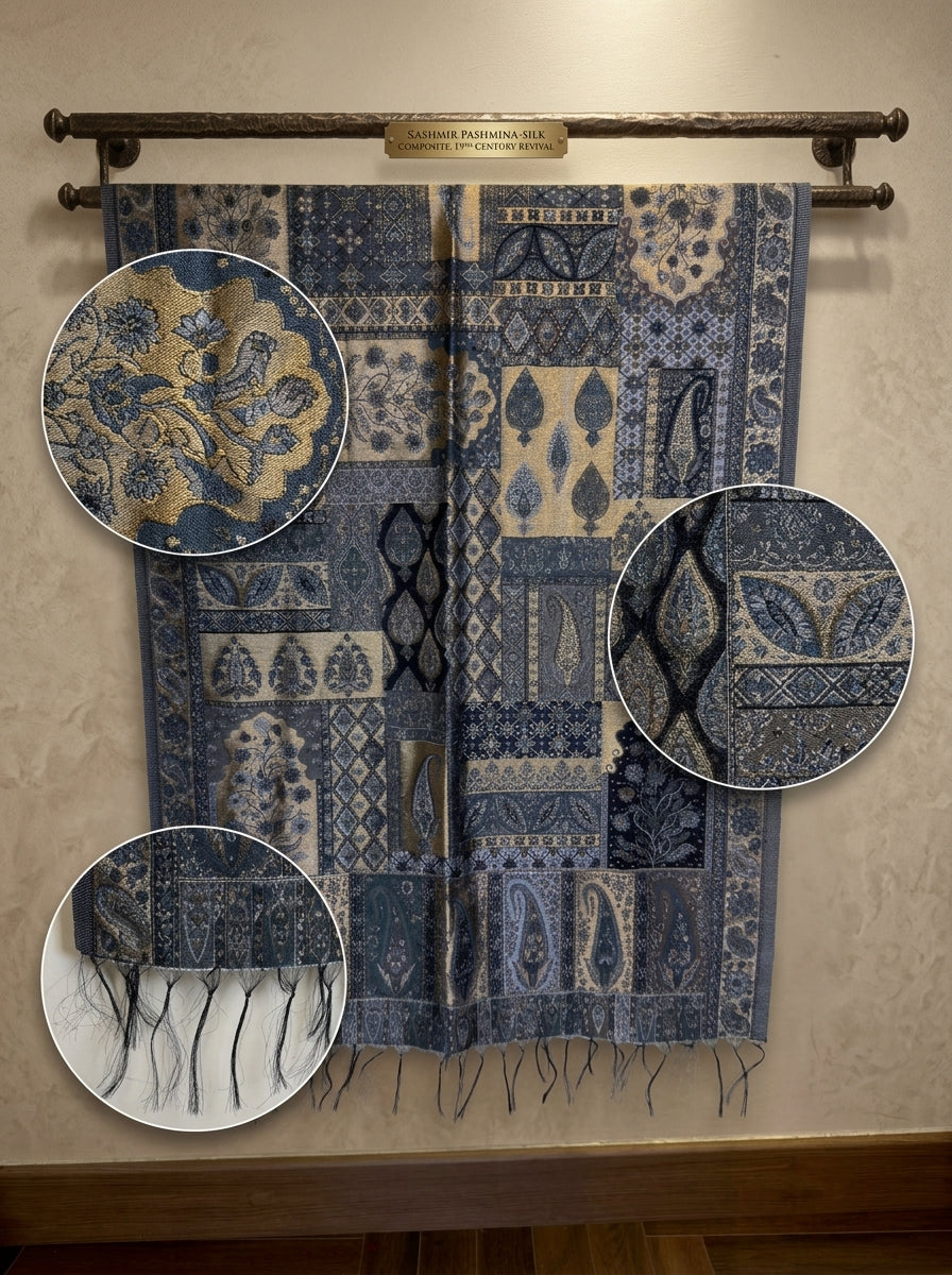 Moonlight Midnight Gold Scarf