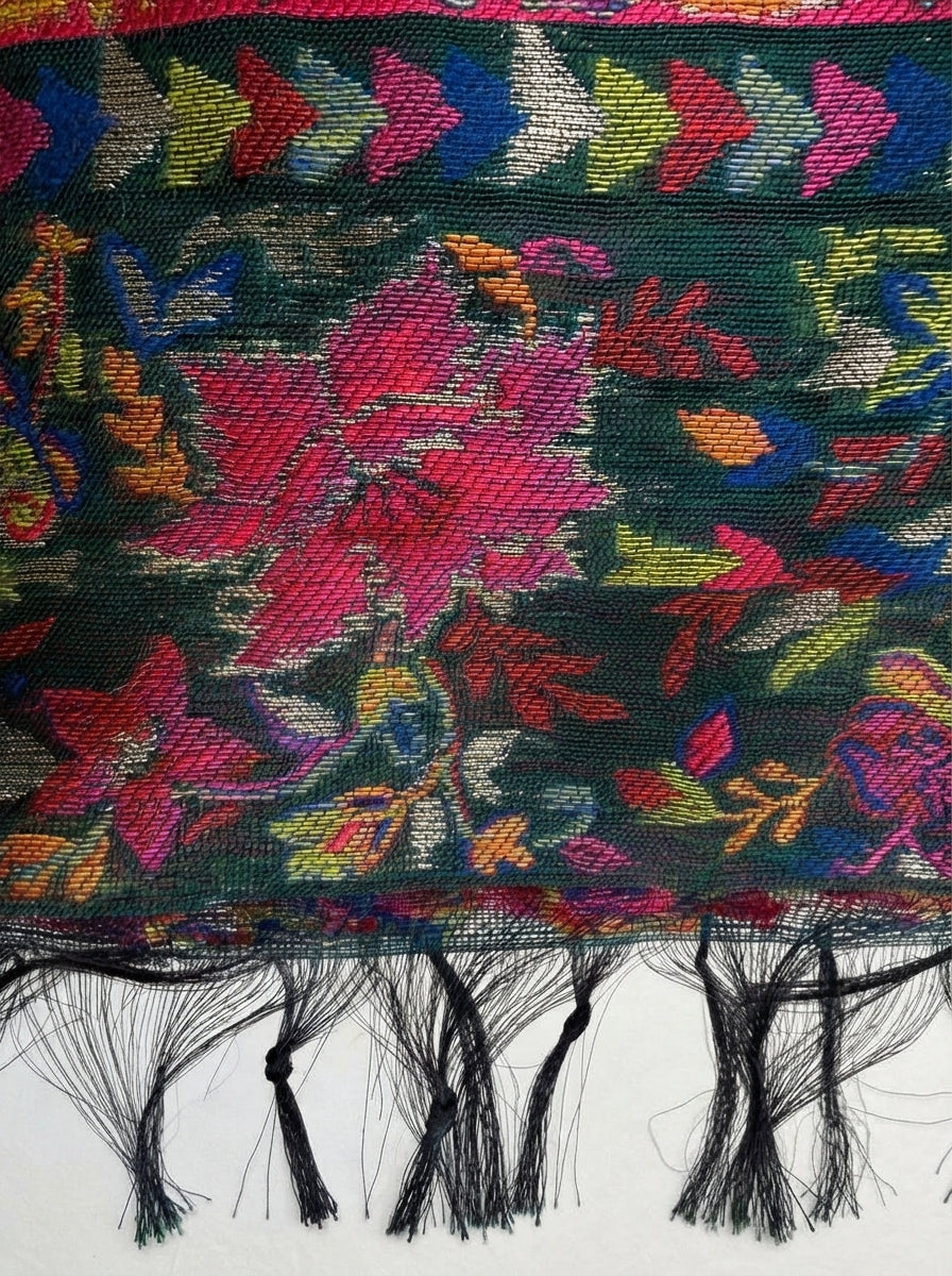 Rich Botanical Moonlight Scarf