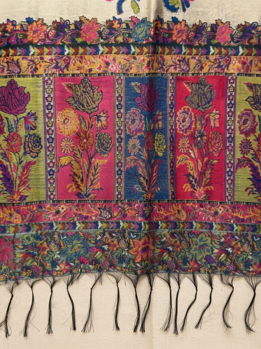 Rich Botanical Moonlight Scarf