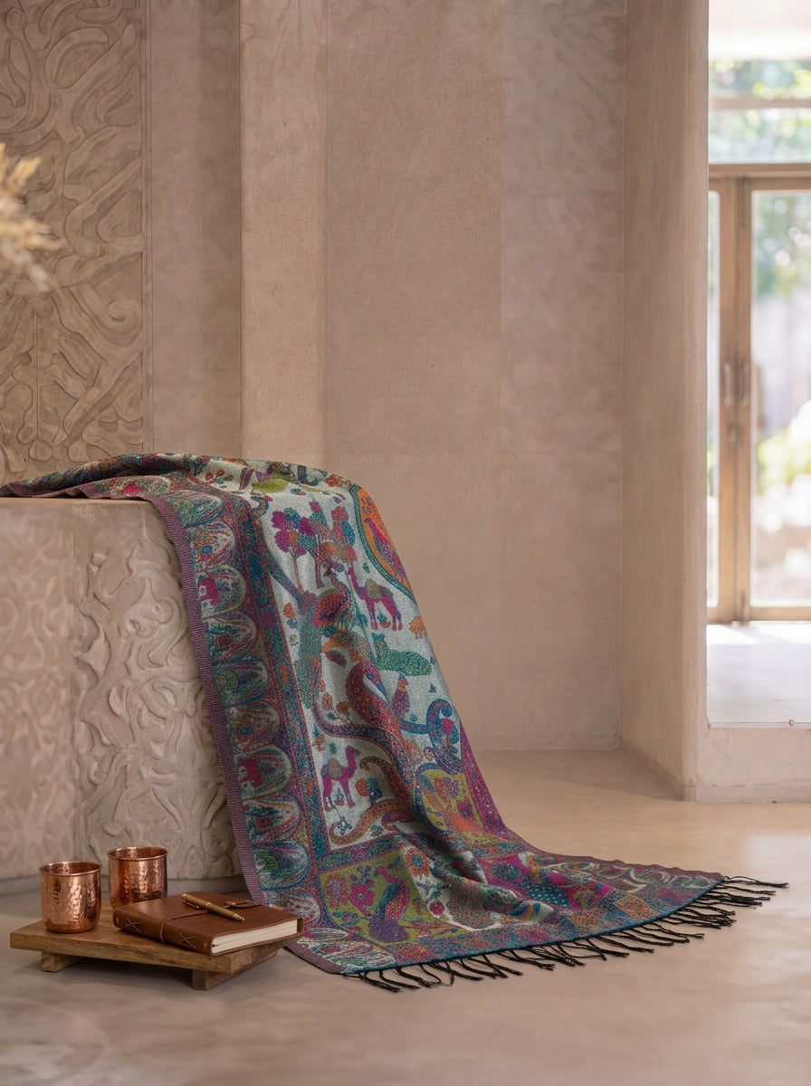 Moonlight Royal Wildlife Scarf