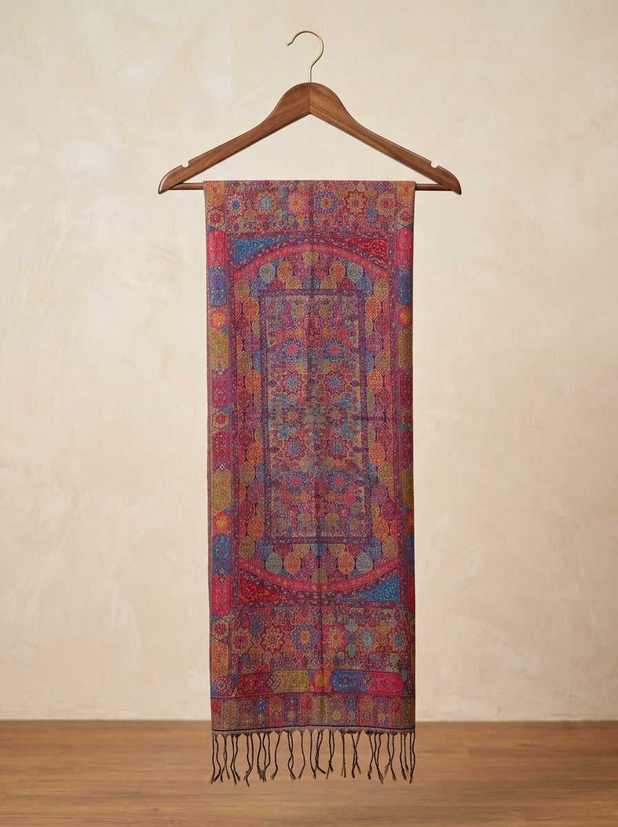 Exquisite Silk Kaani Scarf