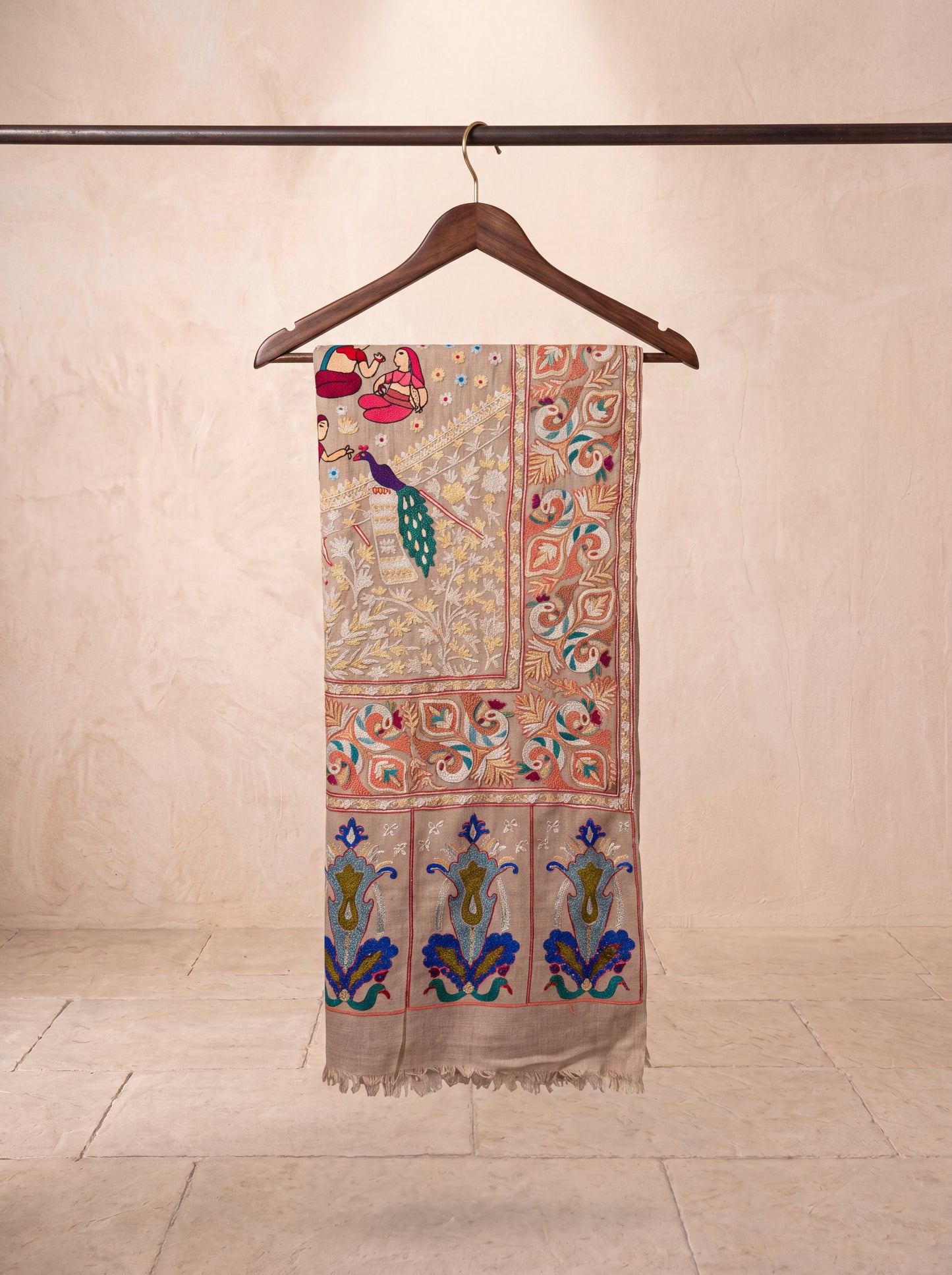 Premium Pashmina Darbar Shawl