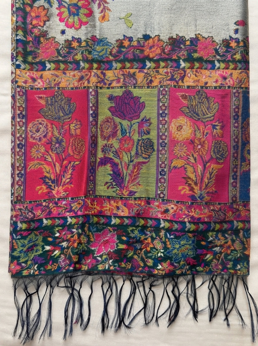 Rich Botanical Moonlight Scarf