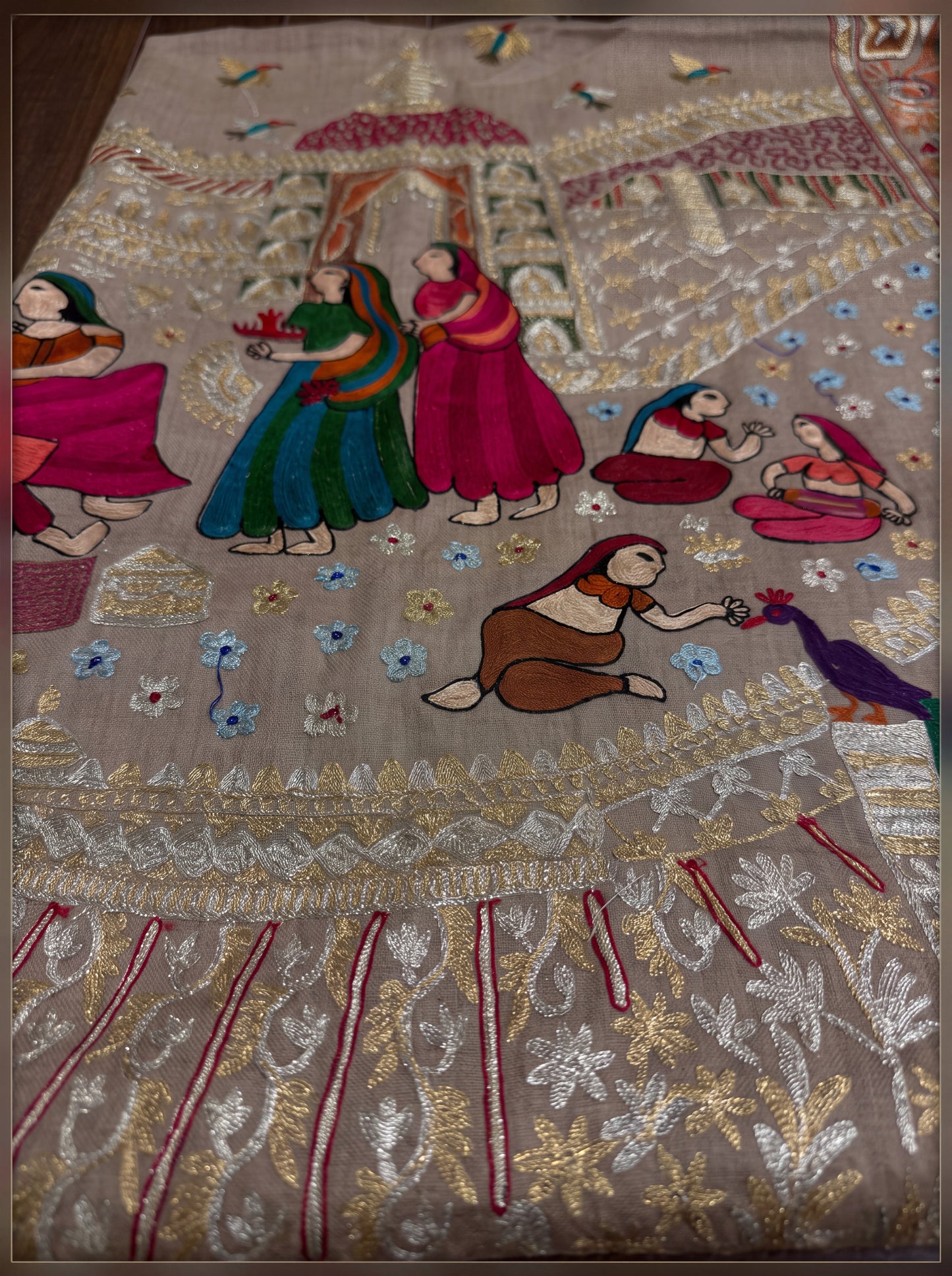 Premium Pashmina Darbar Shawl
