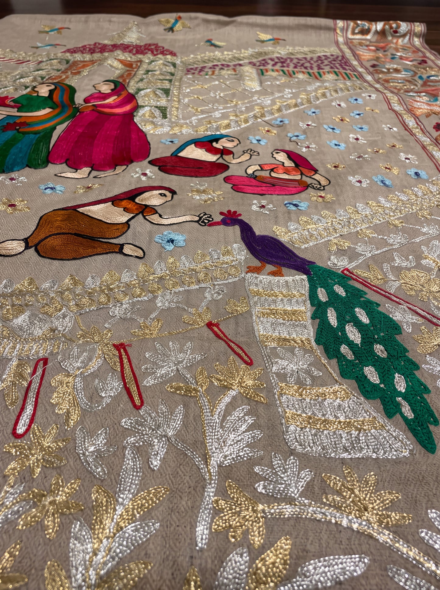 Premium Pashmina Darbar Shawl